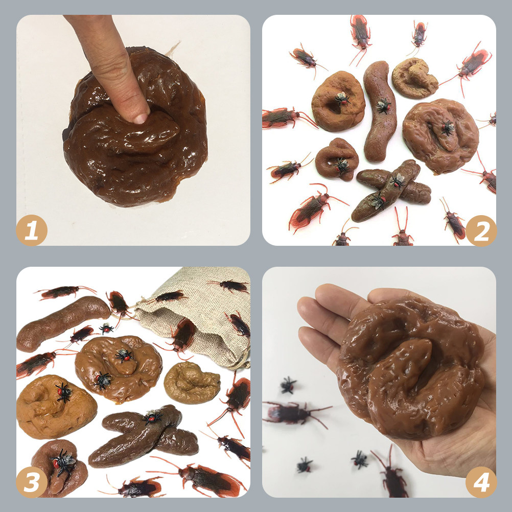 24個入り、リアルな質感のフェイクうんちおもちゃ – 大人や - Fake Poop Gag Gift のレビューと価格