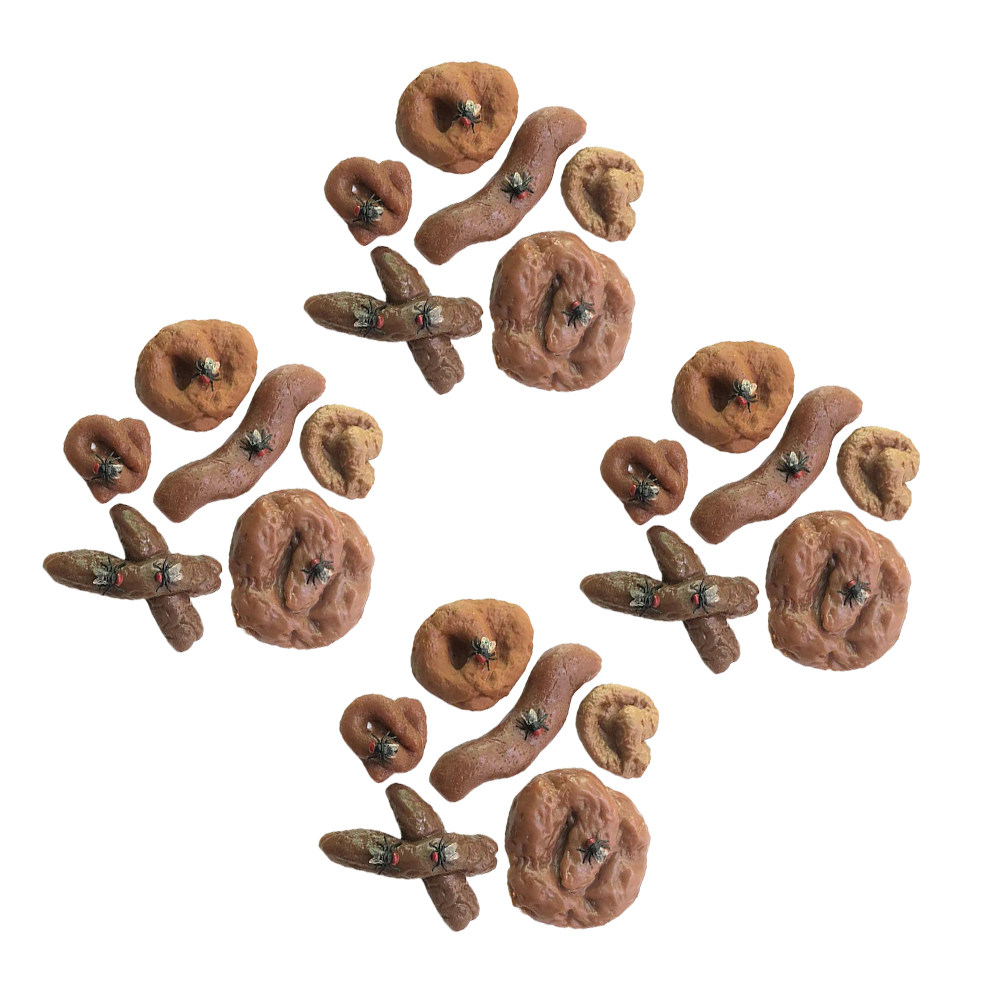 24個入り、リアルな質感のフェイクうんちおもちゃ – 大人や - Fake Poop Gag Gift のレビューと価格
