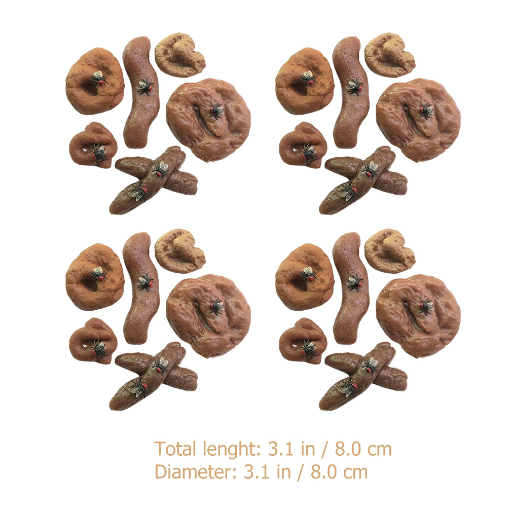 24個入り、リアルな質感のフェイクうんちおもちゃ – 大人や - Fake Poop Gag Gift のレビューと価格