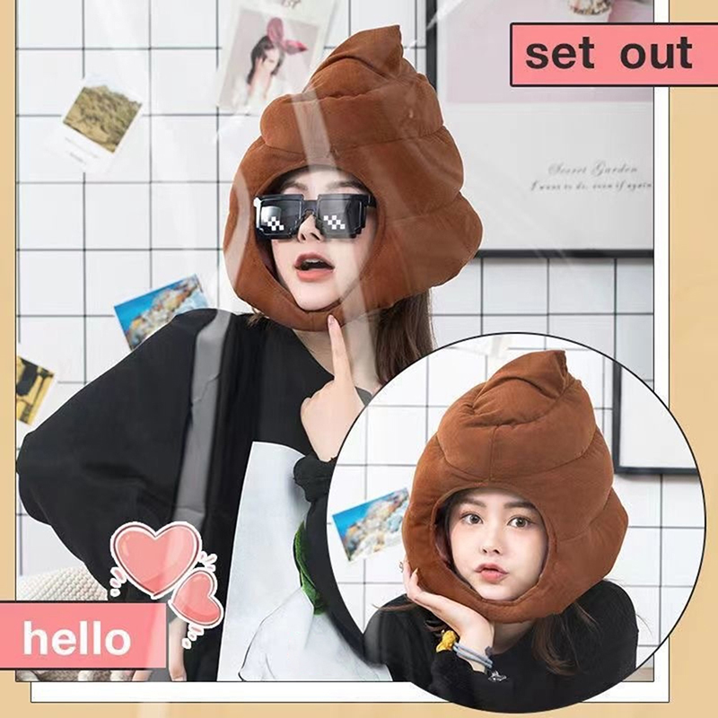 うんち型ヘッドバンド　クリエイティブで可愛いぬいぐるみ帽子　 - Fake Poop Gag Gift のレビューと価格