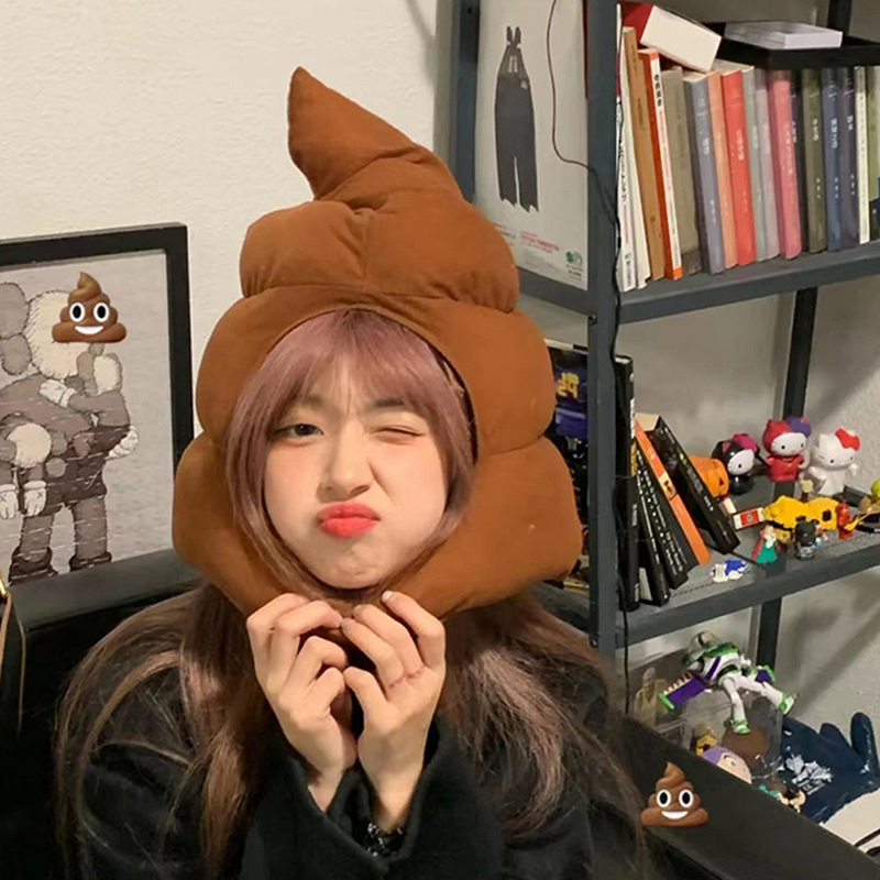 うんち型ヘッドバンド　クリエイティブで可愛いぬいぐるみ帽子　 - Fake Poop Gag Gift のレビューと価格