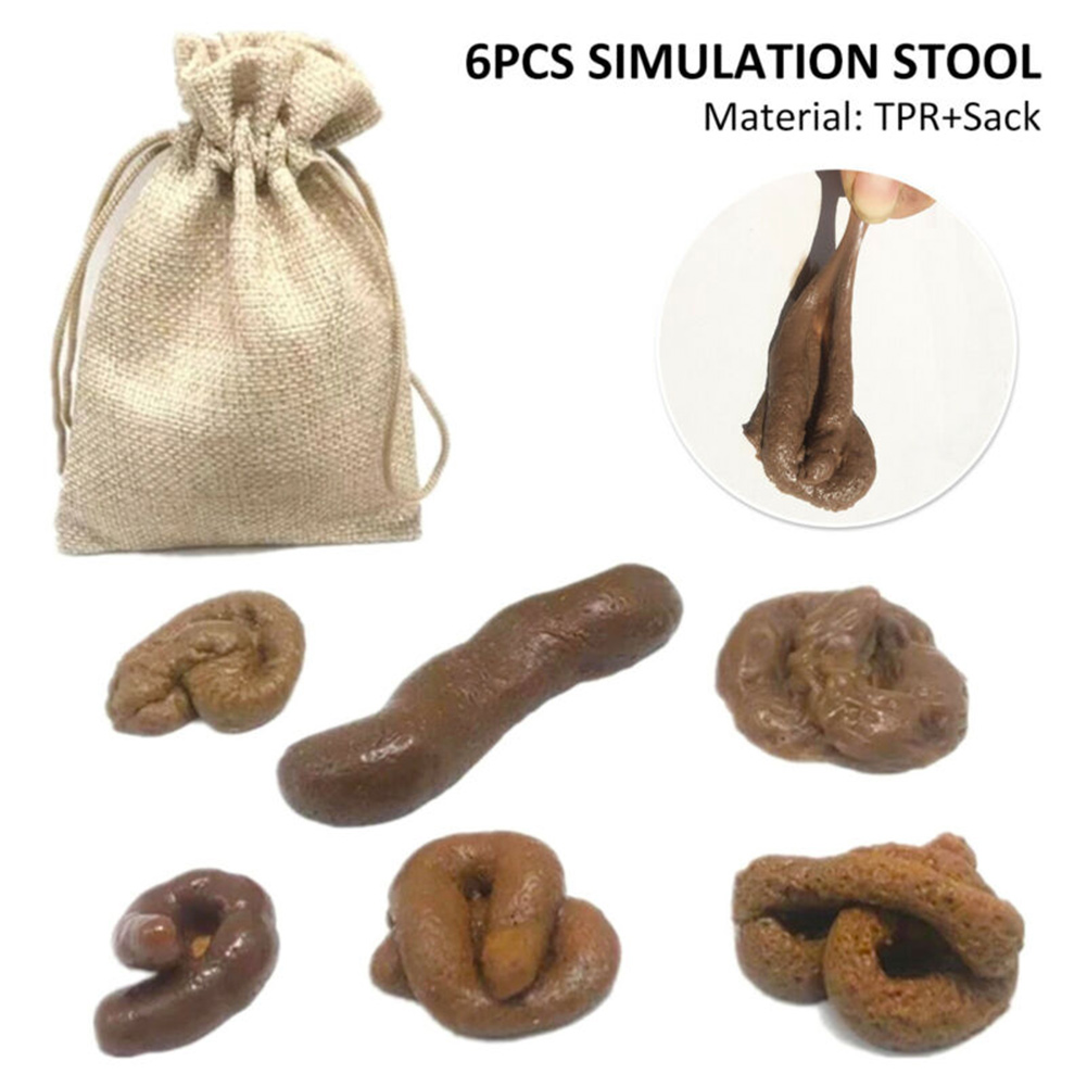 6 個リアルなソフトフェイク犬うんちいたずらギャグジョークパ - Fake Poop Gag Gift のレビューと価格