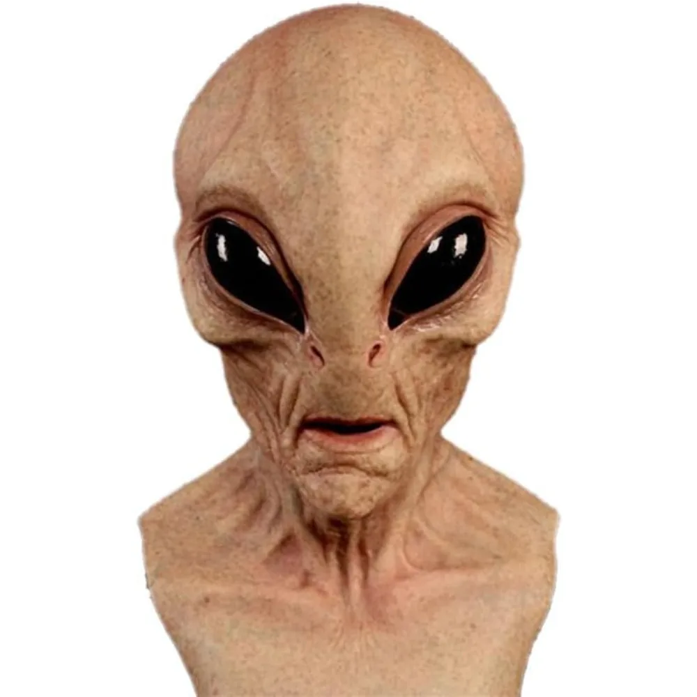 大人気！ハロウィーン用エイリアンマスク。大人用、全身を覆うラ - Latex Alien Mask Realistic のレビューと価格