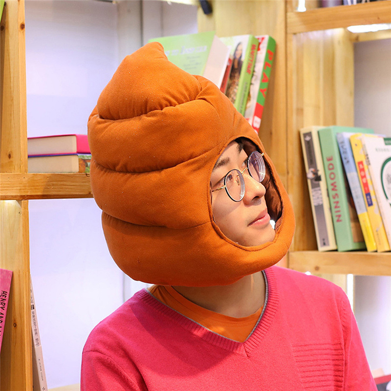 /GJ/おもしろいおならの形をしたぬいぐるみ帽子、面白いおも - Fake Poop Gag Gift のレビューと価格